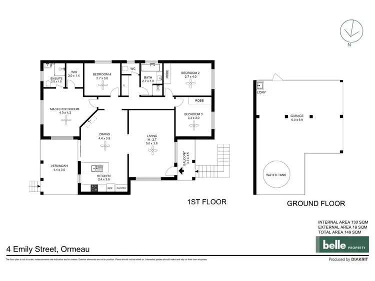 Floorplan of Homely house listing, 4 Emily Street, Ormeau QLD 4208