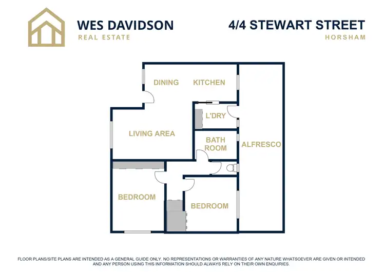 Floorplan of Homely unit listing, 4/4 Stewart Street, Horsham VIC 3400