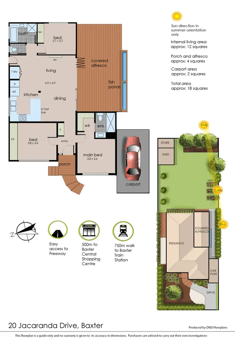 Floorplan of Homely house listing, 20 Jacaranda Drive, Baxter VIC 3911