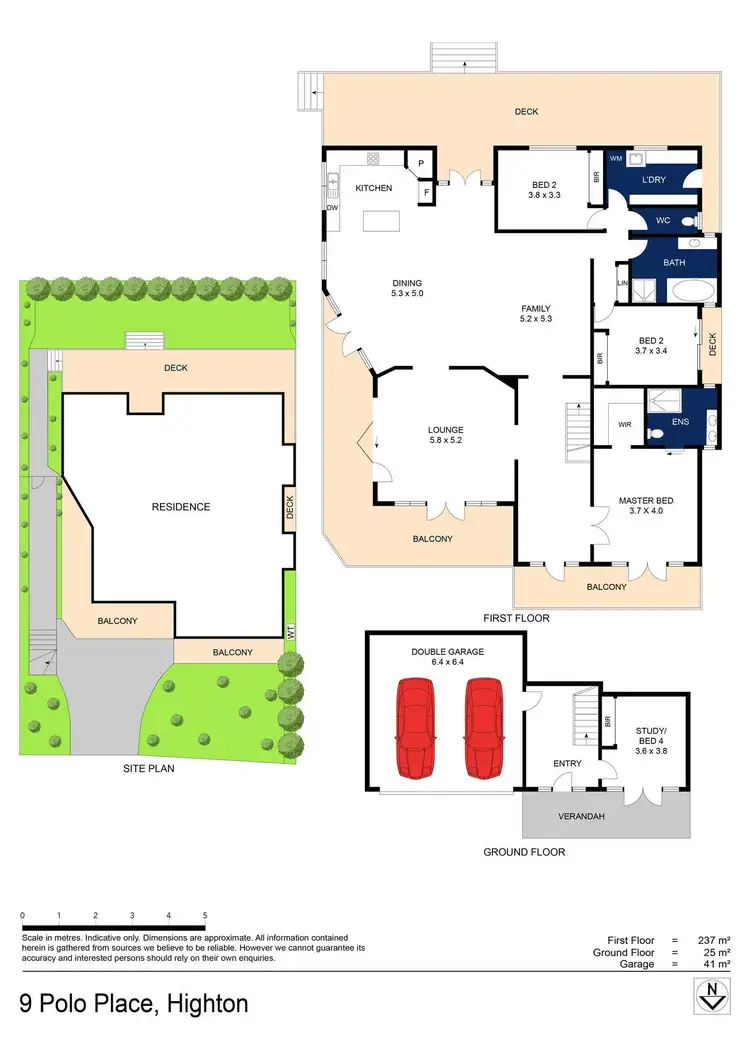 Floorplan of Homely house listing, 9 Polo Place, Highton VIC 3216