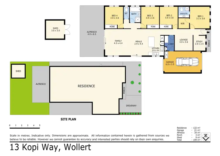 Floorplan of Homely house listing, 13 Kopi Way, Wollert VIC 3750