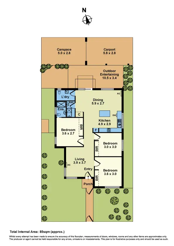 Floorplan of Homely house listing, 76 Blackshaws Road, South Kingsville VIC 3015