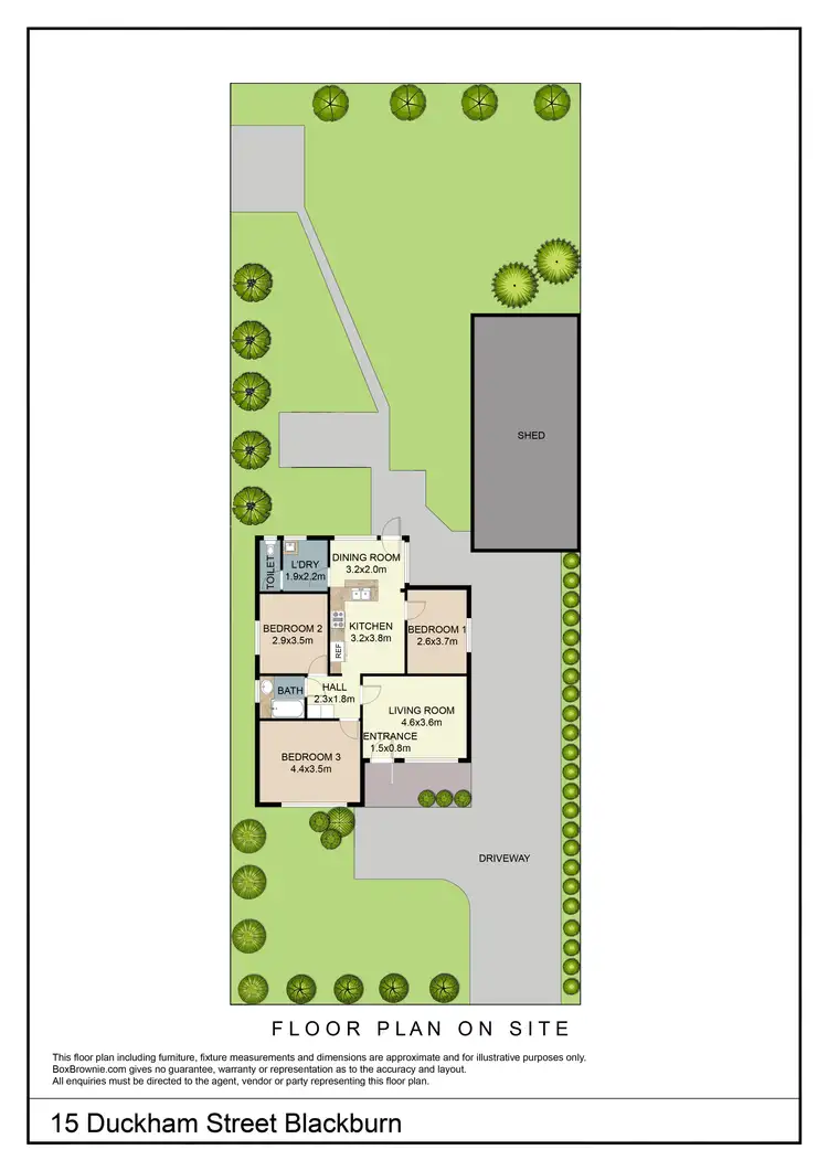 Floorplan of Homely house listing, 15 Duckham Street, Blackburn VIC 3130