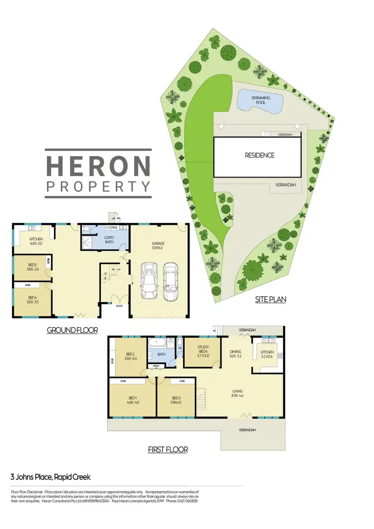 Floorplan of Homely house listing, 3 Johns Place, Rapid Creek NT 810