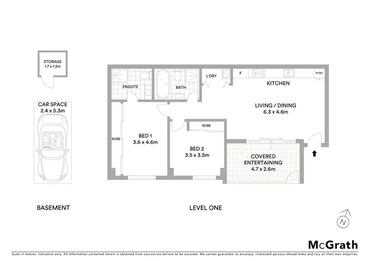 Floorplan of Homely unit listing, 3/1144 Botany Road, Botany NSW 2019