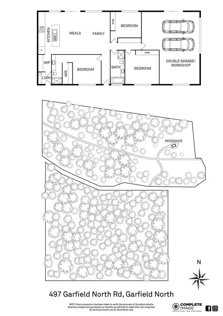 Floorplan of Homely house listing, 497 Garfield North Road, Garfield North VIC 3814