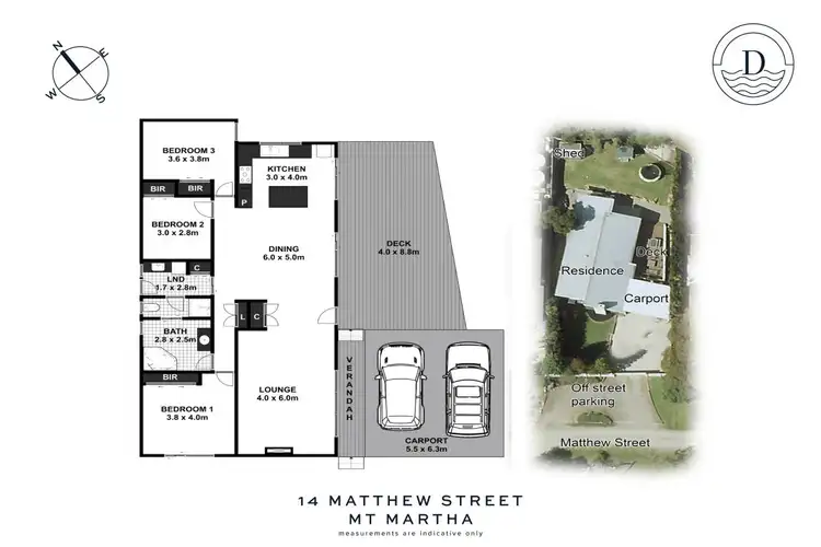 Floorplan of Homely house listing, 14 Matthew Street, Mount Martha VIC 3934