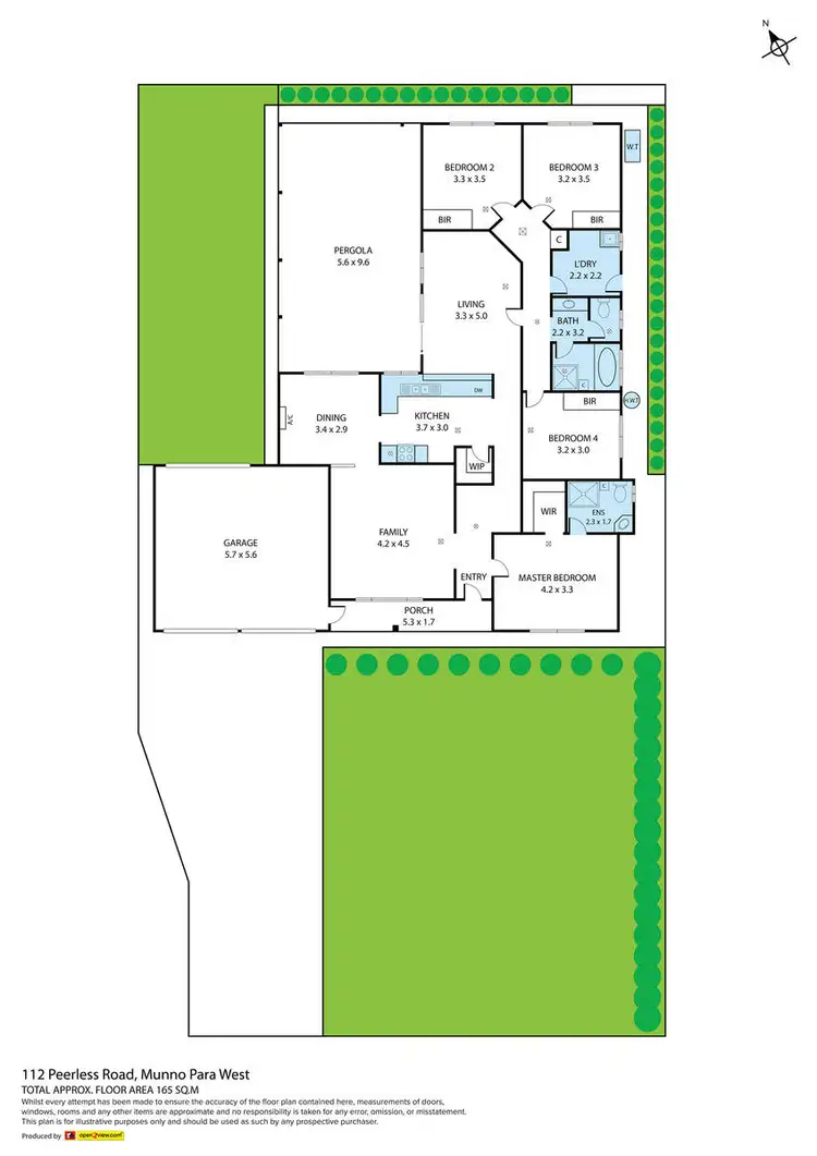 Floorplan of Homely house listing, 112 Peerless Road, Munno Para West SA 5115