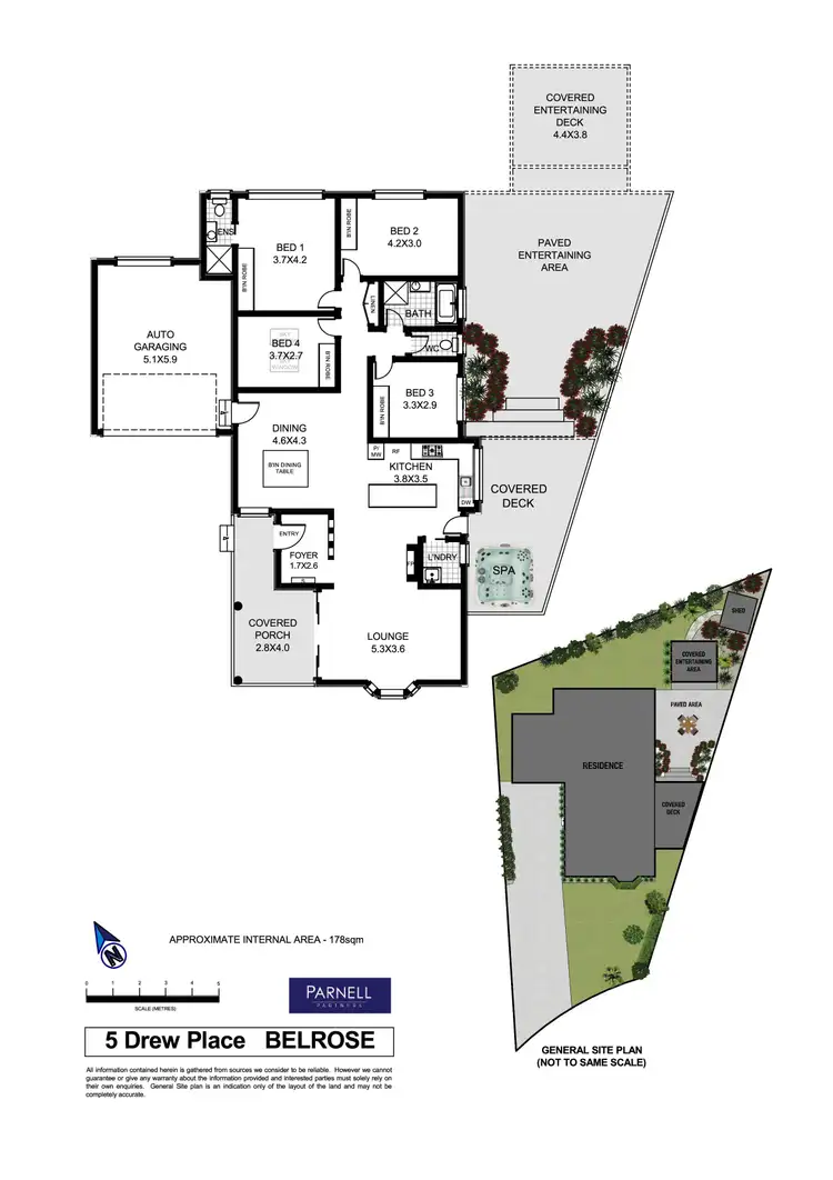 Floorplan of Homely house listing, 5 Drew Place, Belrose NSW 2085