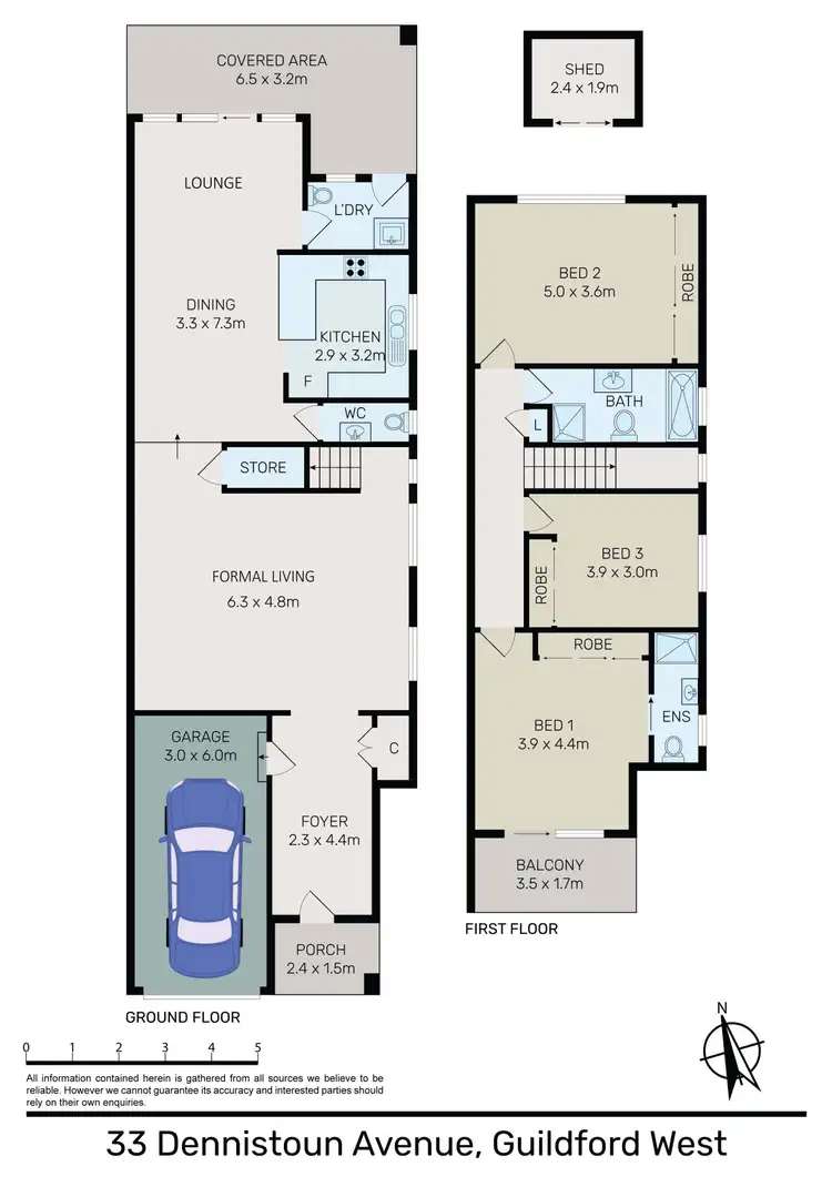 Floorplan of Homely house listing, 33 Dennistoun Avenue, Guildford NSW 2161