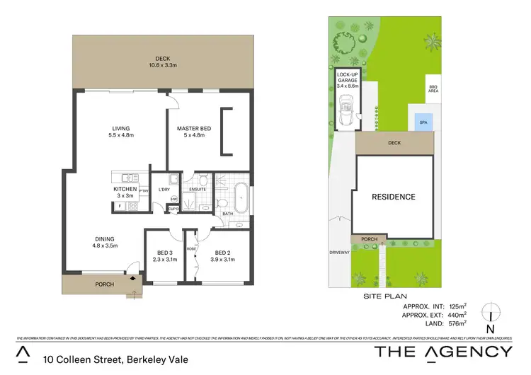 Floorplan of Homely house listing, 10 Colleen Street, Berkeley Vale NSW 2261