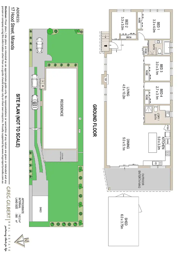 Floorplan of Homely house listing, 17 Hood Street, Miranda NSW 2228