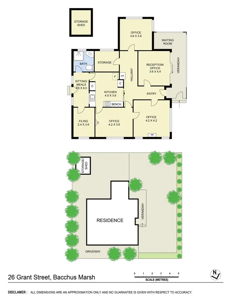 Floorplan of Homely house listing, 26 Grant Street, Bacchus Marsh VIC 3340