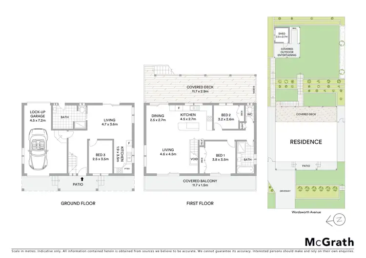 Floorplan of Homely house listing, 34 Wordsworth Avenue, Bateau Bay NSW 2261