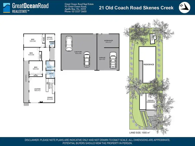 Floorplan of Homely house listing, 21 Old Coach Road, Skenes Creek VIC 3233