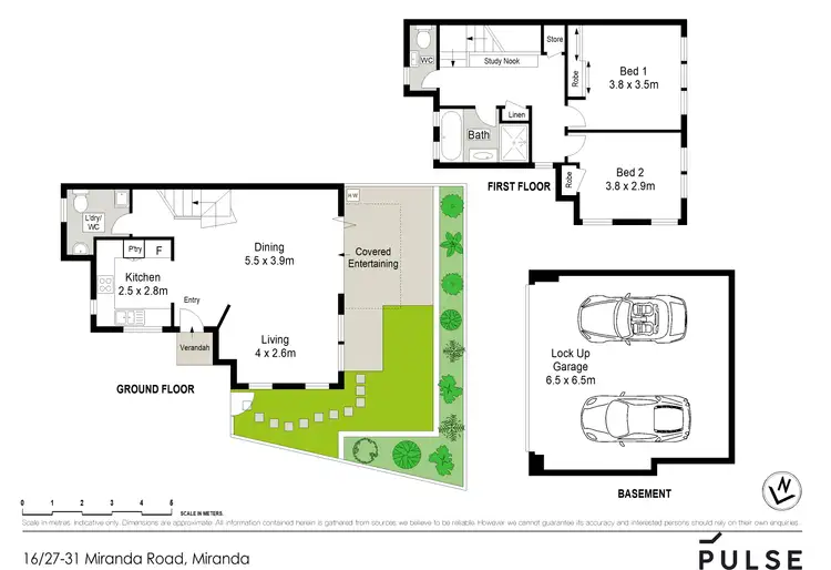 Floorplan of Homely townhouse listing, 16/27-31 Miranda Road, Miranda NSW 2228