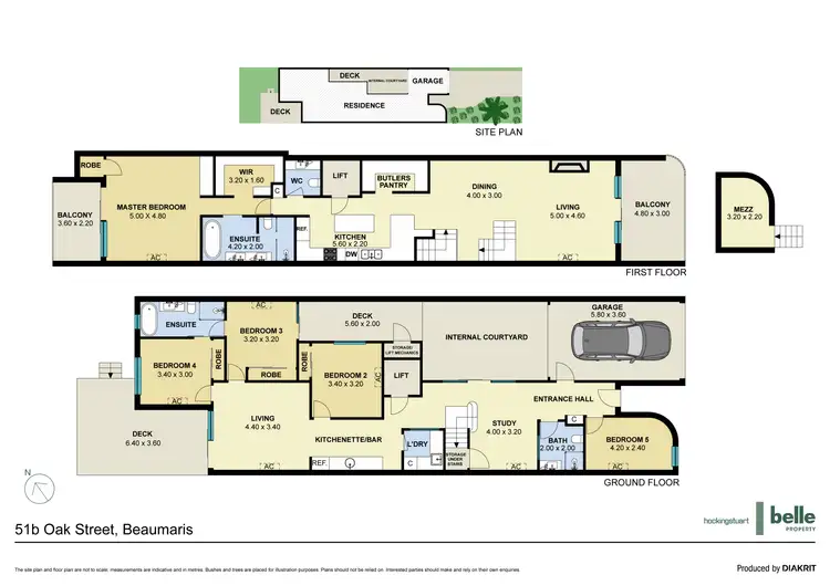 Floorplan of Homely townhouse listing, 51B Oak Street, Beaumaris VIC 3193