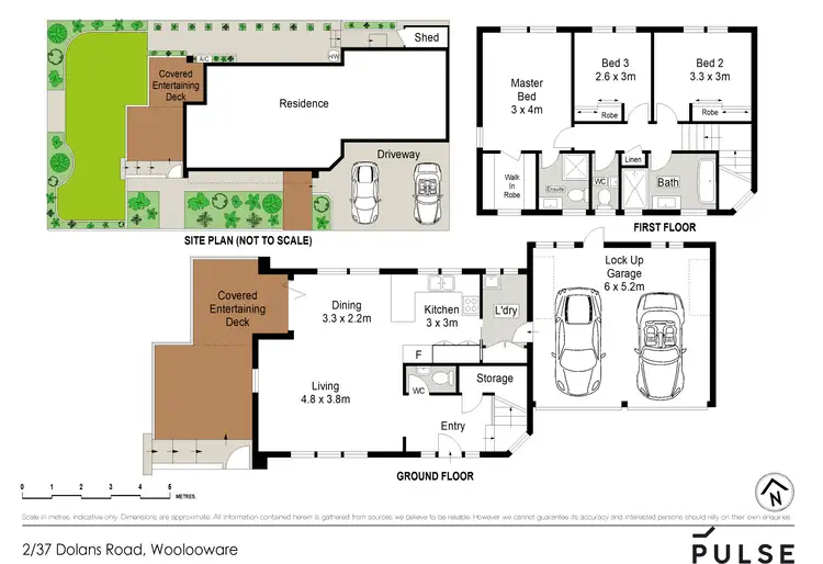 Floorplan of Homely semi-detached listing, 2/37 Dolans Road, Woolooware NSW 2230