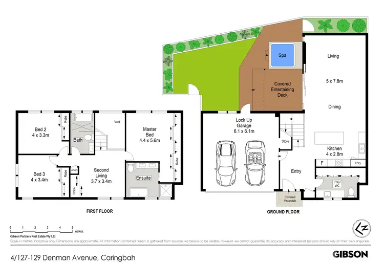 Floorplan of Homely townhouse listing, 4/127-129 Denman Avenue, Caringbah NSW 2229