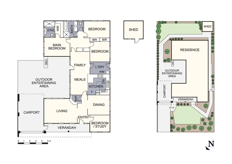 Floorplan of Homely house listing, 55 Amesbury Avenue, Wantirna VIC 3152