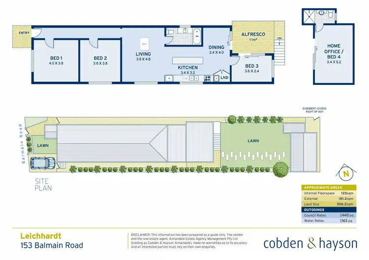 Floorplan of Homely house listing, 153 Balmain Road, Leichhardt NSW 2040