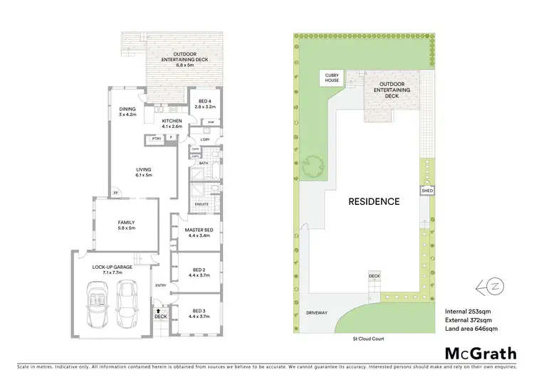 Floorplan of Homely house listing, 8 St Cloud Court, Highton VIC 3216