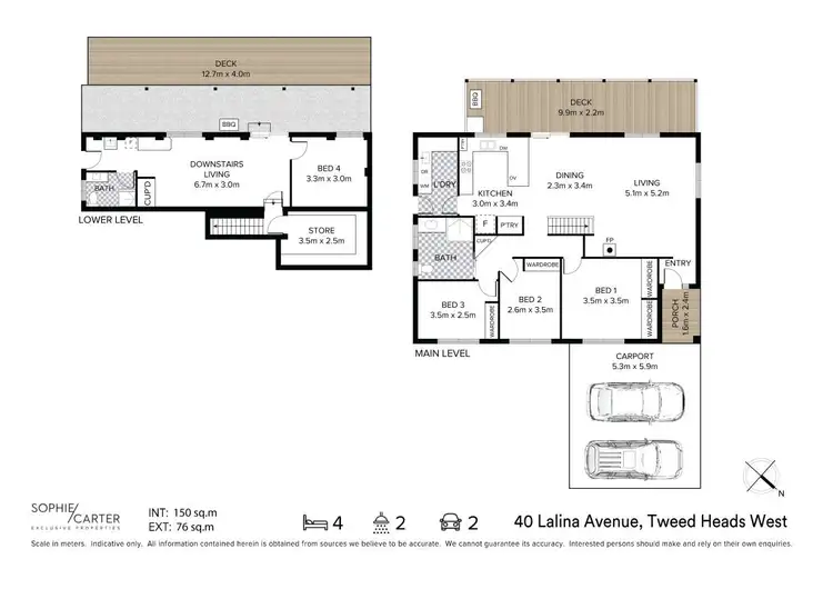 Floorplan of Homely house listing, 40 Lalina Ave, Tweed Heads West NSW 2485