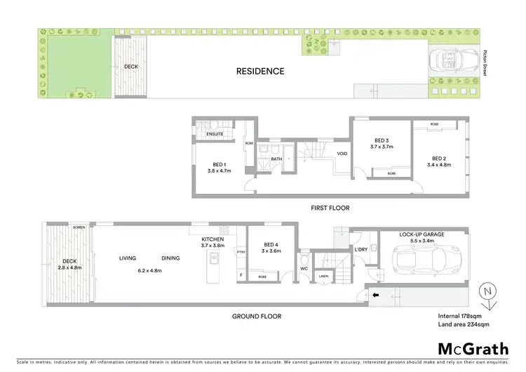 Floorplan of Homely house listing, 9A Picton Street, Mascot NSW 2020