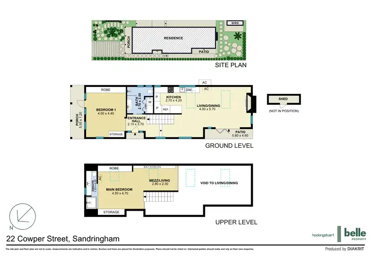 Floorplan of Homely house listing, 22 Cowper Street, Sandringham VIC 3191