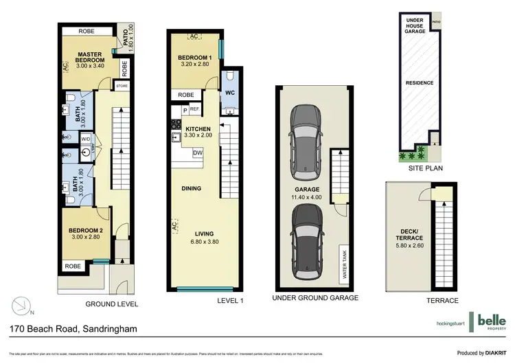 Floorplan of Homely townhouse listing, 26/170 Beach Road, Sandringham VIC 3191