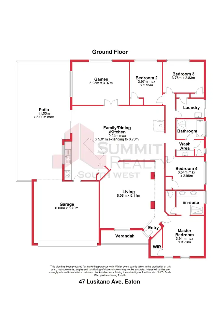 Floorplan of Homely house listing, 47 Lusitano Avenue, Eaton WA 6232