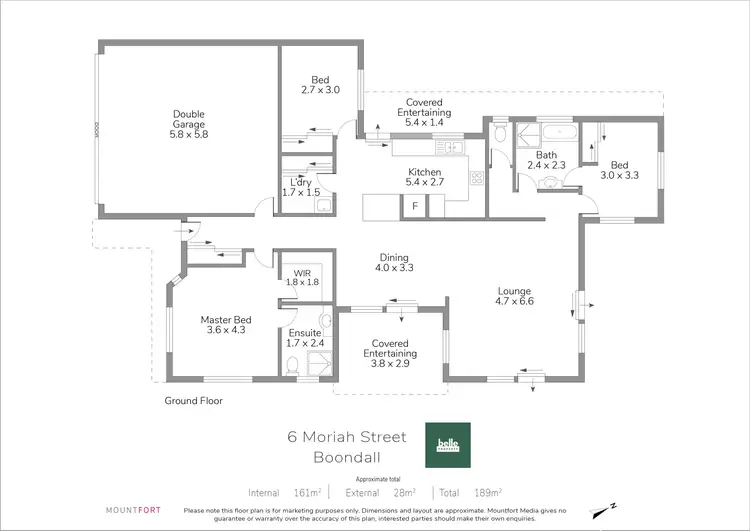 Floorplan of Homely house listing, 6 Moriah Street, Boondall QLD 4034