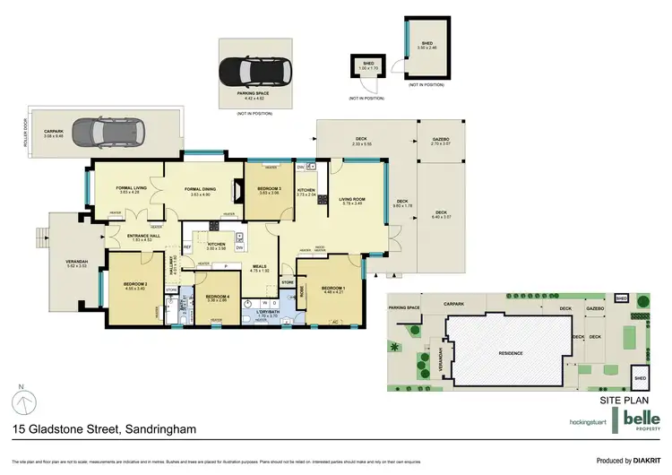 Floorplan of Homely house listing, 15 Gladstone Street, Sandringham VIC 3191