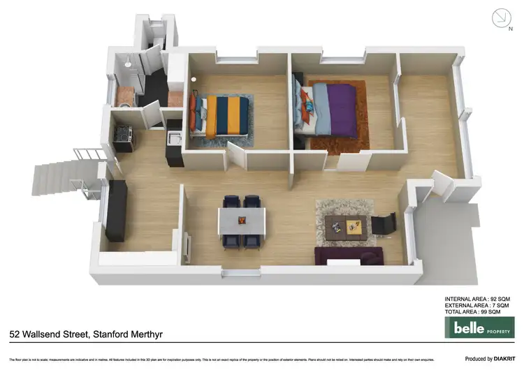 Floorplan of Homely house listing, 52 Wallsend Street, Stanford Merthyr NSW 2327