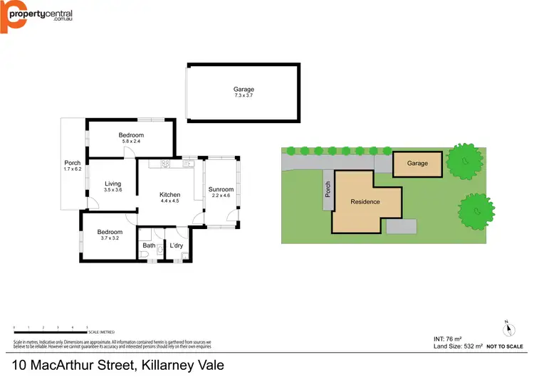 Floorplan of Homely house listing, 10 Macarthur Street, Killarney Vale NSW 2261