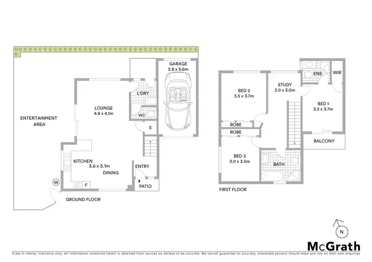 Floorplan of Homely townhouse listing, 5/16 Broughton Street, Parramatta NSW 2150