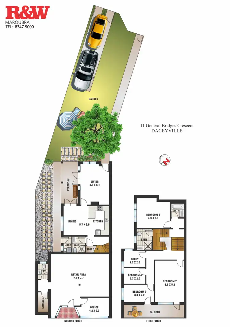 Floorplan of Homely house listing, 11 General Bridges Crescent, Daceyville NSW 2032