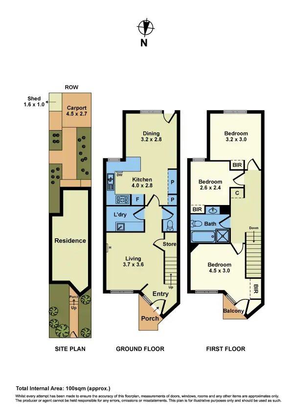 Floorplan of Homely house listing, 13 Secomb Place, Footscray VIC 3011