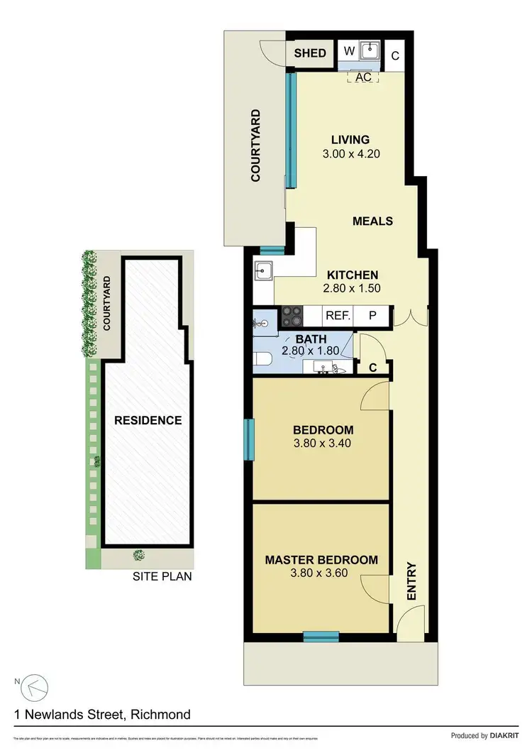 Floorplan of Homely house listing, 1 Newlands Street, Richmond VIC 3121