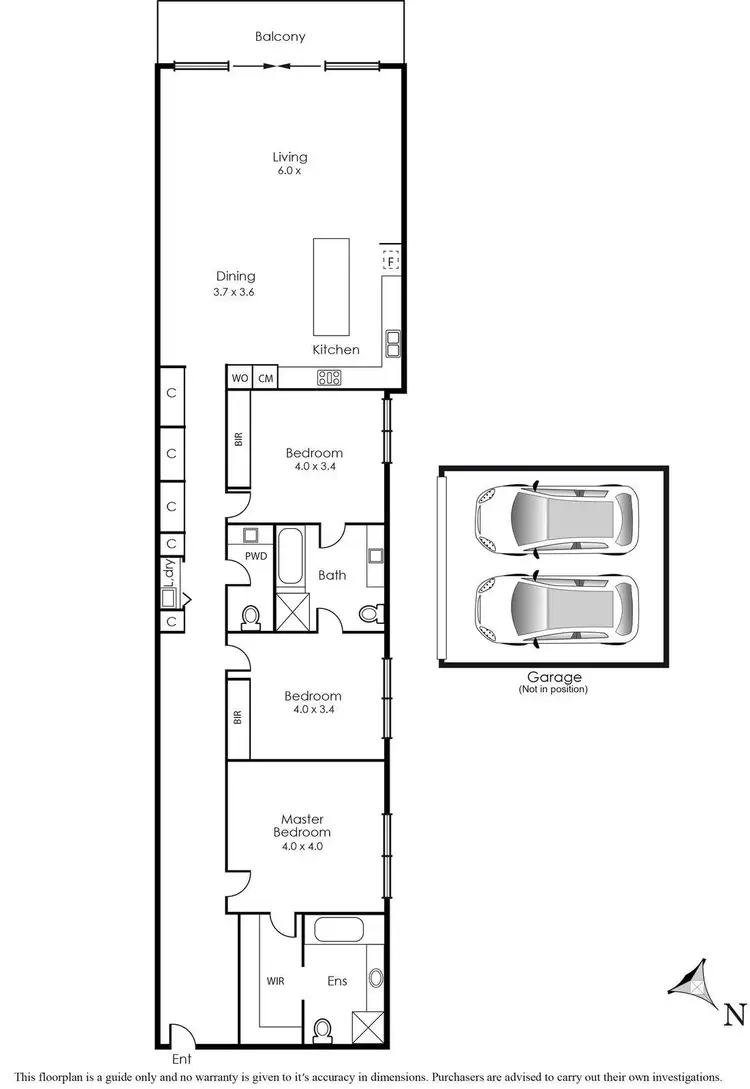 Floorplan of Homely house listing, 3/31B Nepean Highway, Aspendale VIC 3195