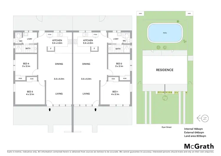 Floorplan of Homely house listing, 12 Dyer Street, Pallarenda QLD 4810