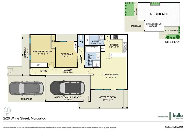 Floorplan of Homely unit listing, 2/26 White Street, Mordialloc VIC 3195