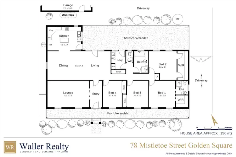 Floorplan of Homely house listing, 78 Mistletoe Street, Golden Square VIC 3555