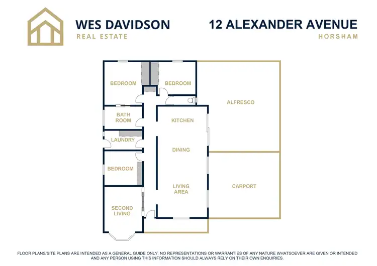 Floorplan of Homely house listing, 12 Alexander Avenue, Horsham VIC 3400