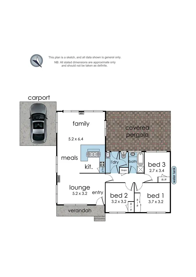 Floorplan of Homely house listing, 28 Panorama Drive, Croydon North VIC 3136