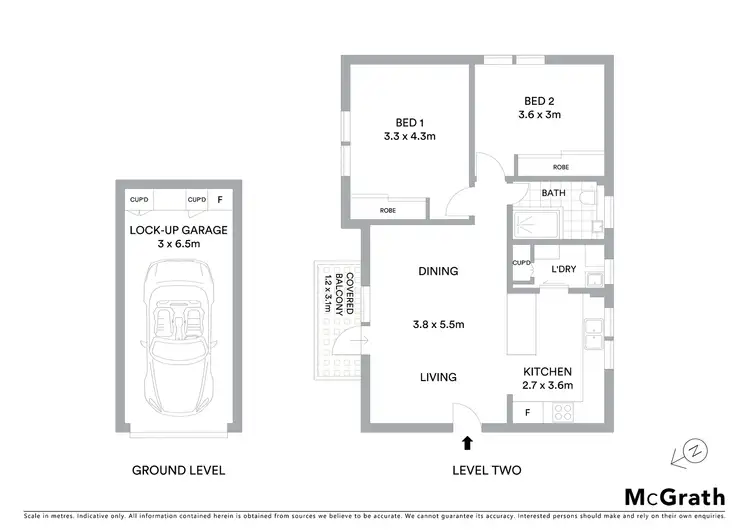 Floorplan of Homely apartment listing, 3/28 St Marks Road, Randwick NSW 2031