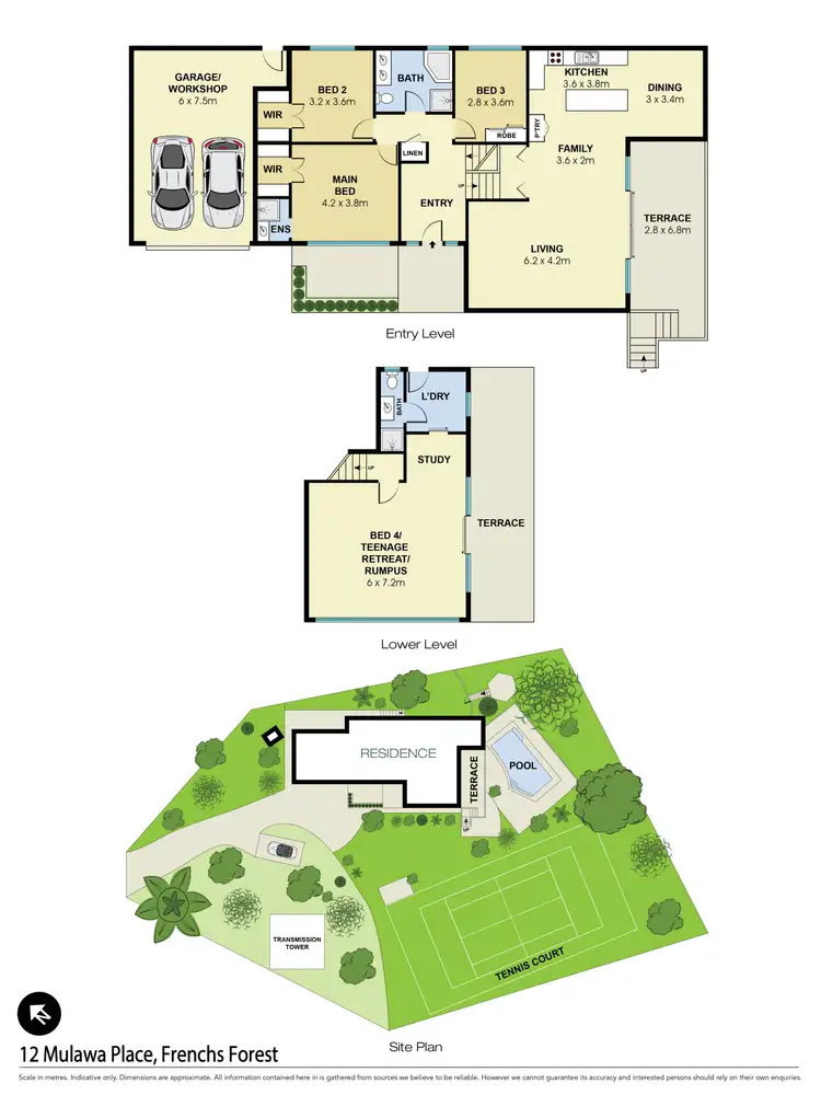 Floorplan of Homely house listing, 12 Mulawa Place, Frenchs Forest NSW 2086