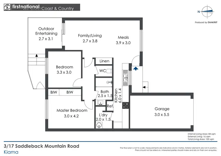 Floorplan of Homely villa listing, 3/17 Saddleback Mountain Road, Kiama NSW 2533