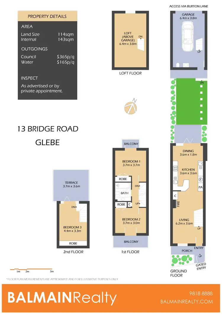 Floorplan of Homely house listing, 13 Bridge Road, Glebe NSW 2037