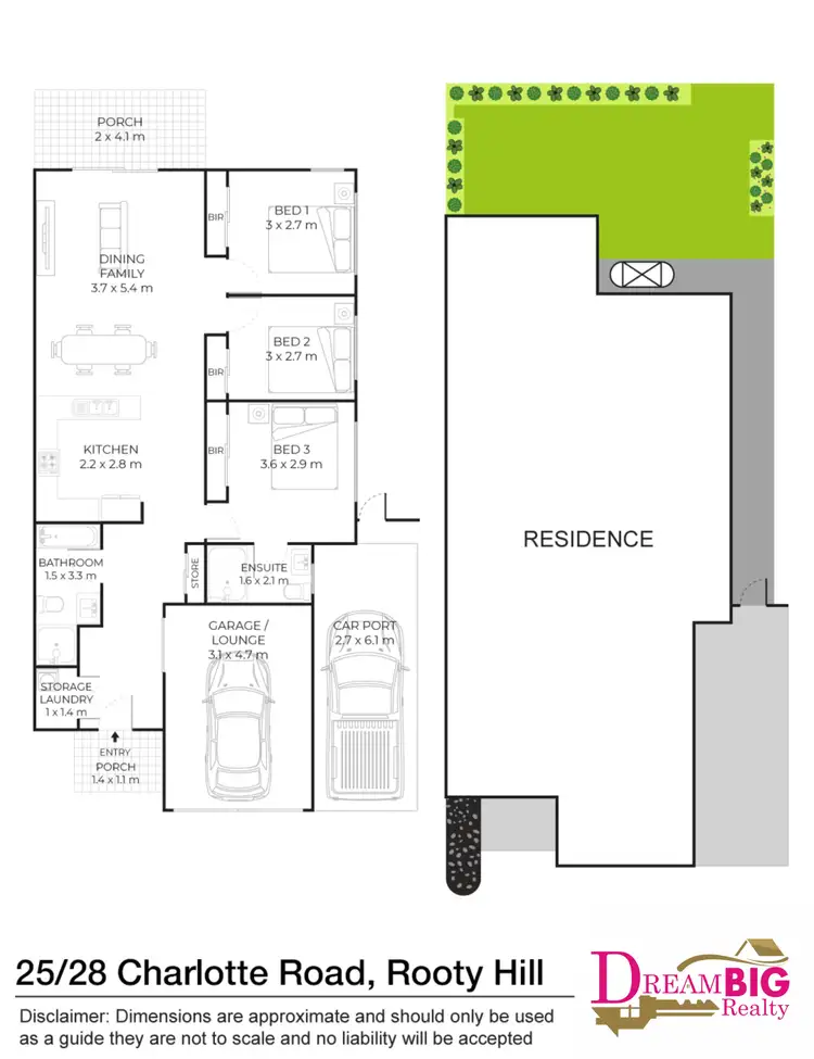 Floorplan of Homely villa listing, 25/28 Charlotte Road, Rooty Hill NSW 2766